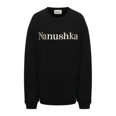 Хлопковый свитшот Nanushka