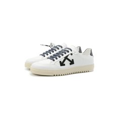 Кожаные кеды Vulcanized Off-White