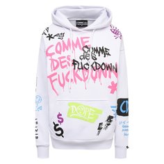 Хлопковое худи Comme des Fuckdown