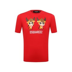 Хлопковая футболка Dsquared2