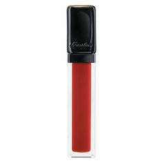 Жидкая матовая помада для губ KissKiss, оттенок L322 Соблазнительный красный Guerlain