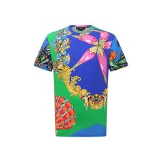 Хлопковая футболка Versace