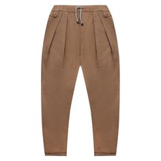 Брюки из льна и хлопка Brunello Cucinelli