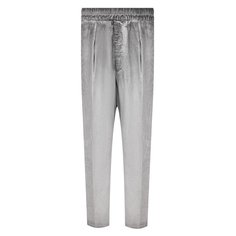 Брюки из вискозы и льна Giorgio Armani
