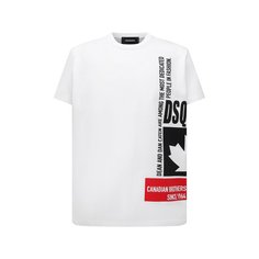 Хлопковая футболка Dsquared2