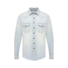Джинсовая рубашка Saint Laurent
