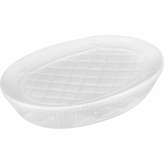Мыльница Vanstore Blanca белая 13х10х2,5 см