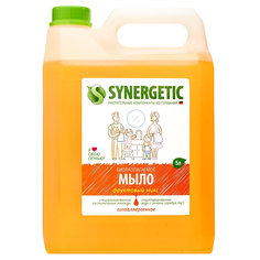 Жидкое мыло Synergetic для мытья рук Фркутовый микс 5 л