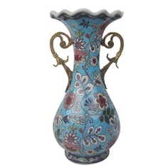 Ваза с ручками Glasar 16x14x30см ГЛАСАР