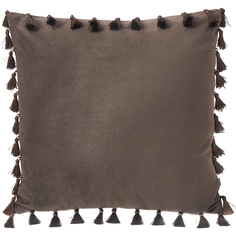 Декоративная подушка Sofi De Marko Несси коричневая 45х45 см