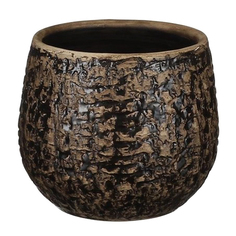 Кашпо Edelman garden Javier диаметр 18 см, 16 см бронза