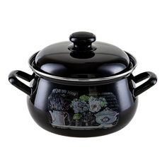 Кастрюля эмалированная Hitt Plat du jour 4,5 л