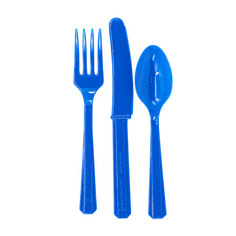 Набор столовых приборов Amscan Bright Royal Blue 24 шт
