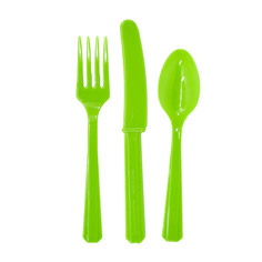 Набор столовых приборов Amscan Kiwi Green 24 шт