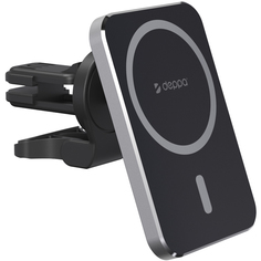 Держатель автомобильный Deppa Mage Safe Qi черный