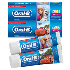 Зубная паста Oral-B Kids детская Легкий вкус Frozen/Cars 75 мл