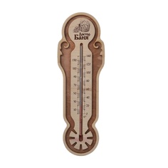 Термометр Доктор Баня для бани и сауны узор кб23