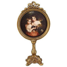 Картина настольная в раме Glasar, масло 14x7x26см ГЛАСАР