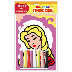 Раскраска Hatber "Раскрась песком. Сказочная принцесса" Хатбер пресс
