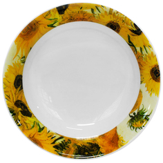 Салатник круглый Thun Cairo Подсолнухи 23 см