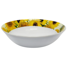 Салатник круглый Thun Cairo Подсолнухи 13 см