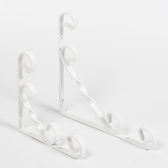 Консоль Vormann decor 155х155х13мм белый 30кг