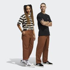 Брюки Loose adidas Originals