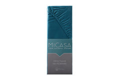 Простыня 178 тёмно-бирюзовый Micasa