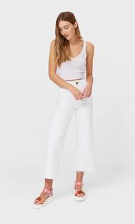 Stradivarius Трикотажный Топ В Стиле Рустик Сиреневый S