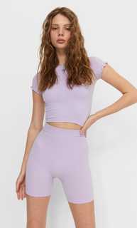 Stradivarius Бесшовная Футболка С Короткими Рукавами Multicolor Xl