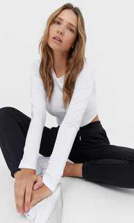 Stradivarius Спортивные Брюки Из Мягкой Ткани Черный S
