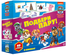 Игра развивающая Щенячий патруль Подбери пару Egmont