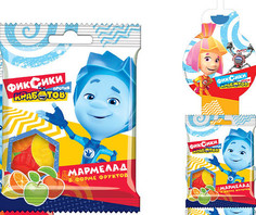 ФИКСИКИ Мармелад жевательный Vitafruit ассорти на страйп-ленте 24 пакетика по 25 гр