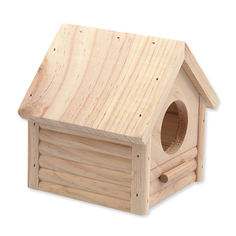 Домик для мыши, хомяки Small Animals дерево, 13.5х12х12см