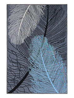 Коврик универсальный LUCKY 60х90см, голубой/серый M111202