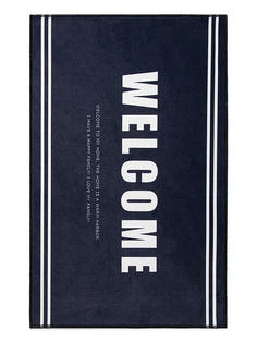 Коврик универсальный LUCKY 50х80см, чёрный/белый M111196