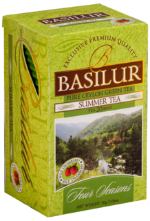 Чай Basilur ВРЕМЕНА ГОДА Летний 20пакетиков + 5 бесплатно