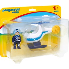 Конструктор Playmobil Полицейский вертолет 9383