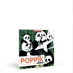 Головоломка-наклейка POPPIK Дикие животные
