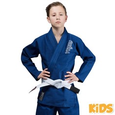 Кимоно для бжж Venum Contender Kids Blue с поясом , C2