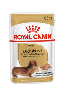 Влажный корм для собак ROYAL CANIN Dachshund Adult, такса, курица, 85г