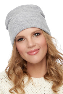 Шапка бини женская Marhatter MWH9888/3 светло-серая р.58