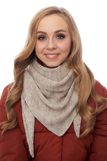 Косынка женская Marhatter RWS11022 бежевая, 165х55 см