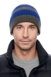 Шапка бини мужская Marhatter MMH10900 васильковая р.59