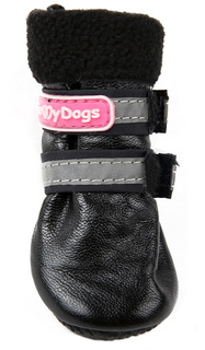 Обувь для собак FOR MY DOGS размер 4, зимние черные FMD658-2020 BL