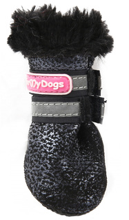 Обувь для собак FOR MY DOGS размер 4, зимние черные FMD662-2020 BL