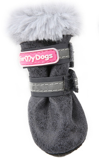 Обувь для собак FOR MY DOGS размер 1, зимние серые FMD659-2020 Grey