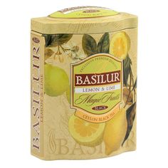 Чай черный Basilur "Волшебные фрукты | Лимон и лайм", листовой с добавками, 100 г