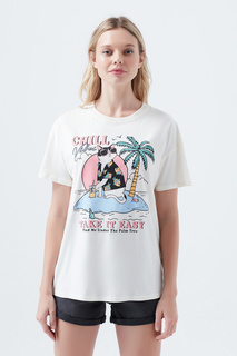 Футболка женская Mavi 168940-31487 серая S