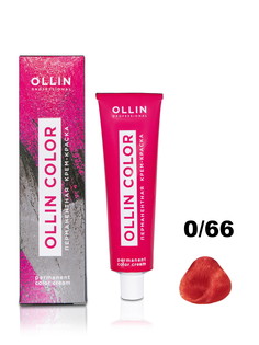 Крем-краска OLLIN PROFESSIONAL OLLIN COLOR для волос 0/66 корректор красный 100 мл